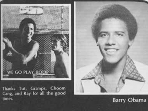 Barack Obama's High School Yearbook Picture